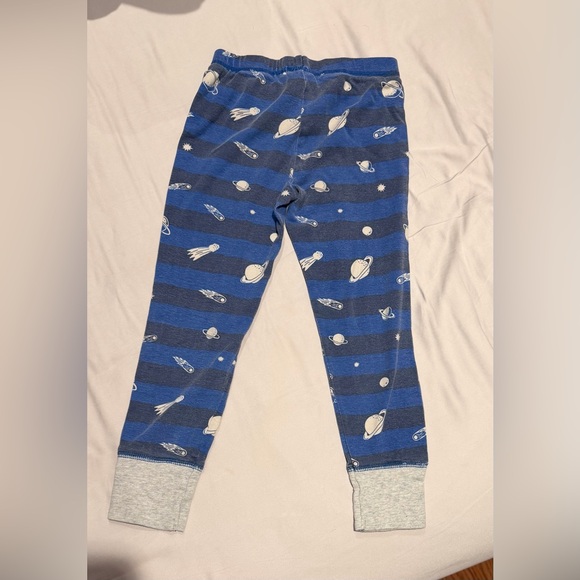 PLAY Mini Boden Blue Glow-in-the-Dark Astronaut Pajama Set (5T) - Picture 8 of 12